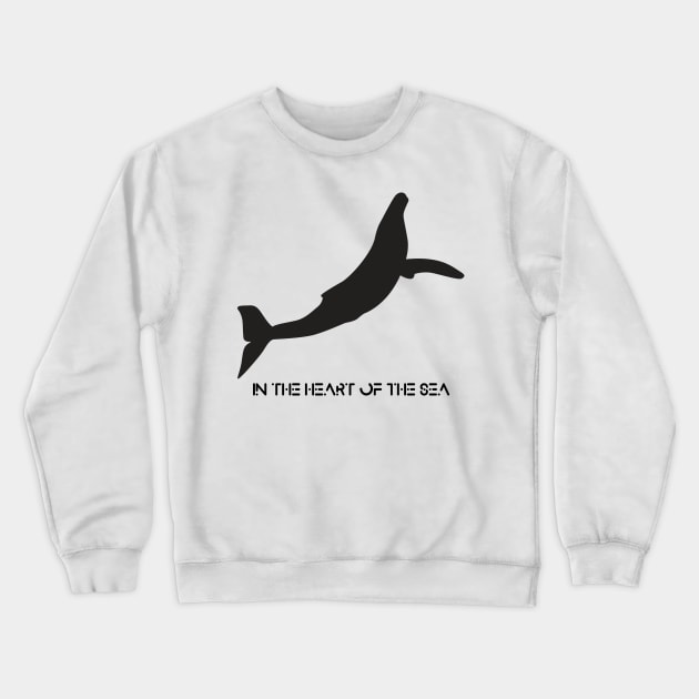 whale In the Heart Of the Sea Crewneck Sweatshirt by joeymono